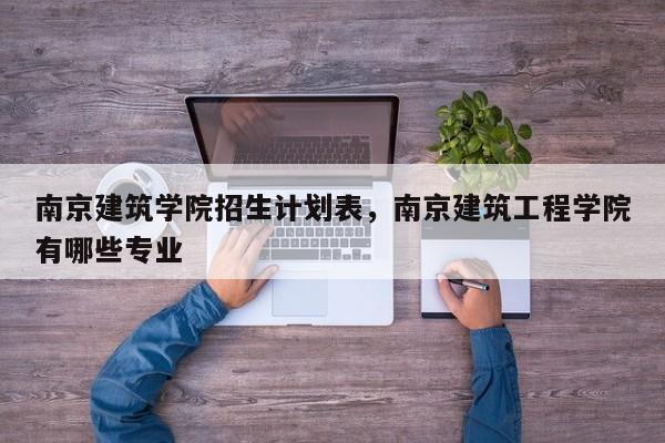 南京建筑学院招生计划表，南京建筑工程学院有哪些专业